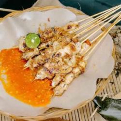 11 Tusuk Sate Taican Campur Kulit Sambal Original