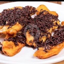 Pisang Goreng Kriuk Coklat