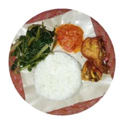 Nasi Ayam Lalap Kangkung