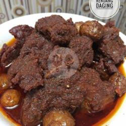Daging Sapi Rendang(rendang Aja Gak Pake Nasi.  1 Potong)