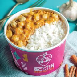 Chana Masala Rice Bowl