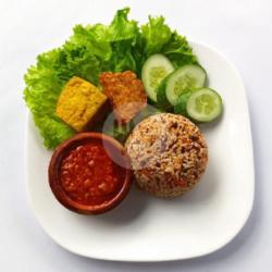 Nasi Tutug Oncom Tahu Tempe