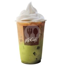 Iced Coffee Matcha Jelly Float