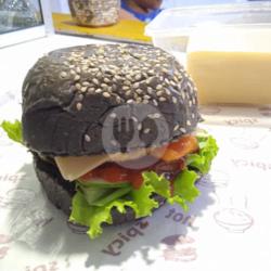 Black Burger Chicken Komplit