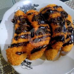 Pisang Crispy Coklat Seres Susu