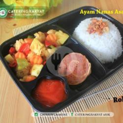 Nasi Ayam Nanas Asam Manis   Rollade