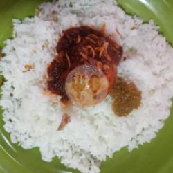 Nasi Putih   Telur Itik