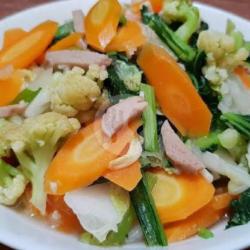 Capcay Sayur   Telur   Bakso Kuah/tumis