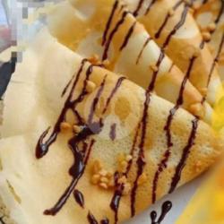 Crepes Crispy Doble Rasa( Dpt Dua Crepes Yg Proll Gurih Bisa Pilih Rasa: Coklat Kacang Susu,coklat Keju Susu,keju Kacang Susu...