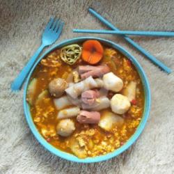 Seblak Toppoki Bakso Sosis Jamur