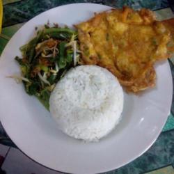 Nasi Urap Sayur Telur Dadar