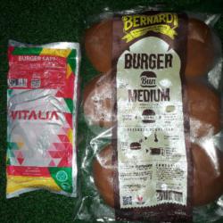 Paket Burger Smoked Beef Vitalia