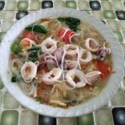 Bihun Rebus Cumi