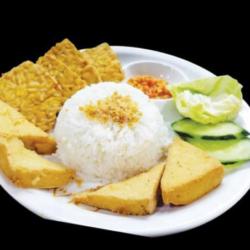 Nasi Sambel Tahu Tempe