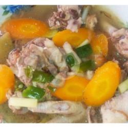 Sop Tulang Ayam Ceker   Nasi