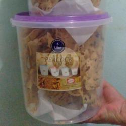 Peyek Teri,toples 5 Liter
