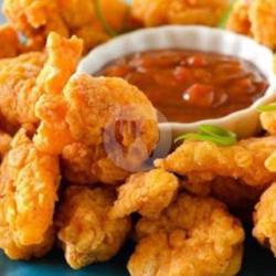 Udang Goreng Tepung Kress   Saos Delmonte