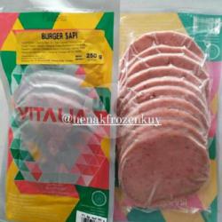 Vitalia Burger Sapi 250gr / 10 Slices