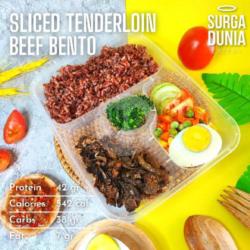 Sliced Tenderloin Beef Bento (542 Cals)