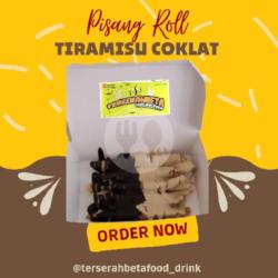 Pisang Roll Tiramisu Coklat Crispy