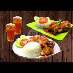 Nasi Ikan Gurame Saos Padang   Nasi Ayam Ala Thai (free Es Teh Tawar)