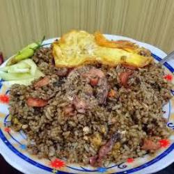 Nasi Goreng Cumi Asin   Telur Dadar