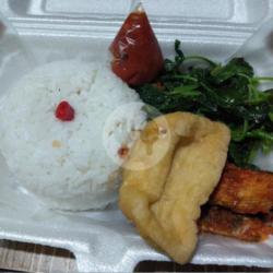 Tumis Bayam   Tongkol Bali   Nasi   Tahu   Sambal