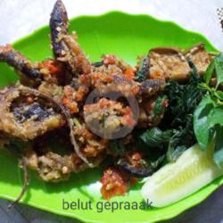 Tanpa Nasi Sambel Belut Geprek