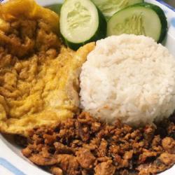 Nasi Orak Arik Pedho Tanpa Telor