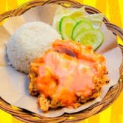 Nasi Ayam Saus Mentai