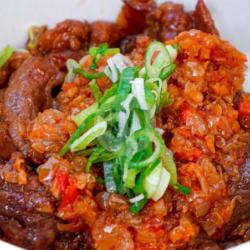 Kulit Ayam Sambal Geprek