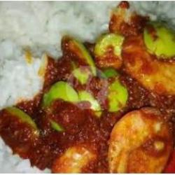 Nasi Sambal Udang Pete Tahu