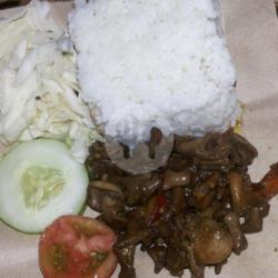 Nasi   Oseng Usus