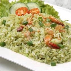 Nasi Goreng Ijo Komplit