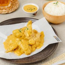 Chicken Wings Salted Egg(l )  Potato Wedges