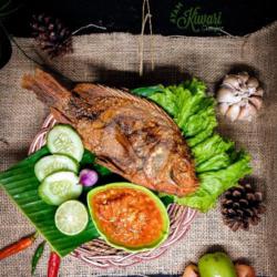 Ikan Nila Goreng Serundeng