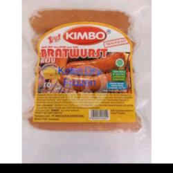 Sosis Kimbo Bratwurst Keju Isi 10 ( Frozen )