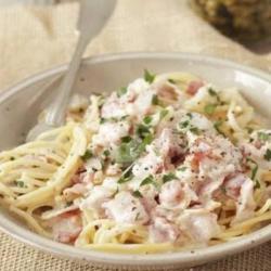 Spaghetti Carbonara Chicken