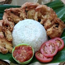 Nasi Udang Goreng Tepung