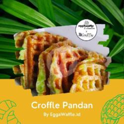 2 Pcs Pandan Croffle