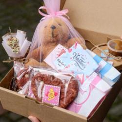 Hampers Gift Box Limited Edition Include Teddy Bear