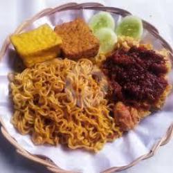 Indomie Ayam Bakar Tahu Tempe