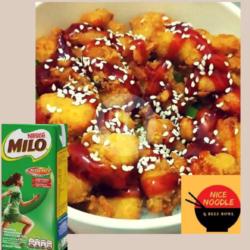 Nasi Udang Crispy Bbq Free Milo 190ml