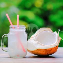 Es Kelapa Muda Gula Putih