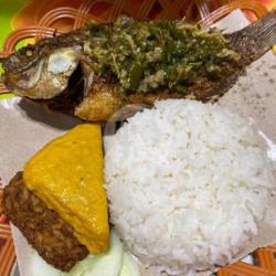 Nasi Ikan Gurami Cabe Hijau