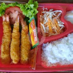 Bento Udang Katsu   Nasi