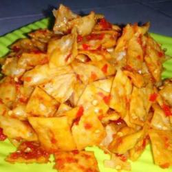 Kripik Pangsit Bumbu Rujak