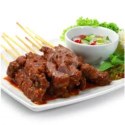 Sate Daging Sapi  Pedas Manis Acar Timun