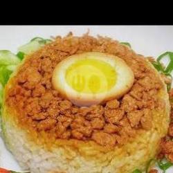 Nasi Tim Telur Asin