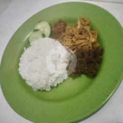 Nasi Krawu Ayam Tanpa Telor